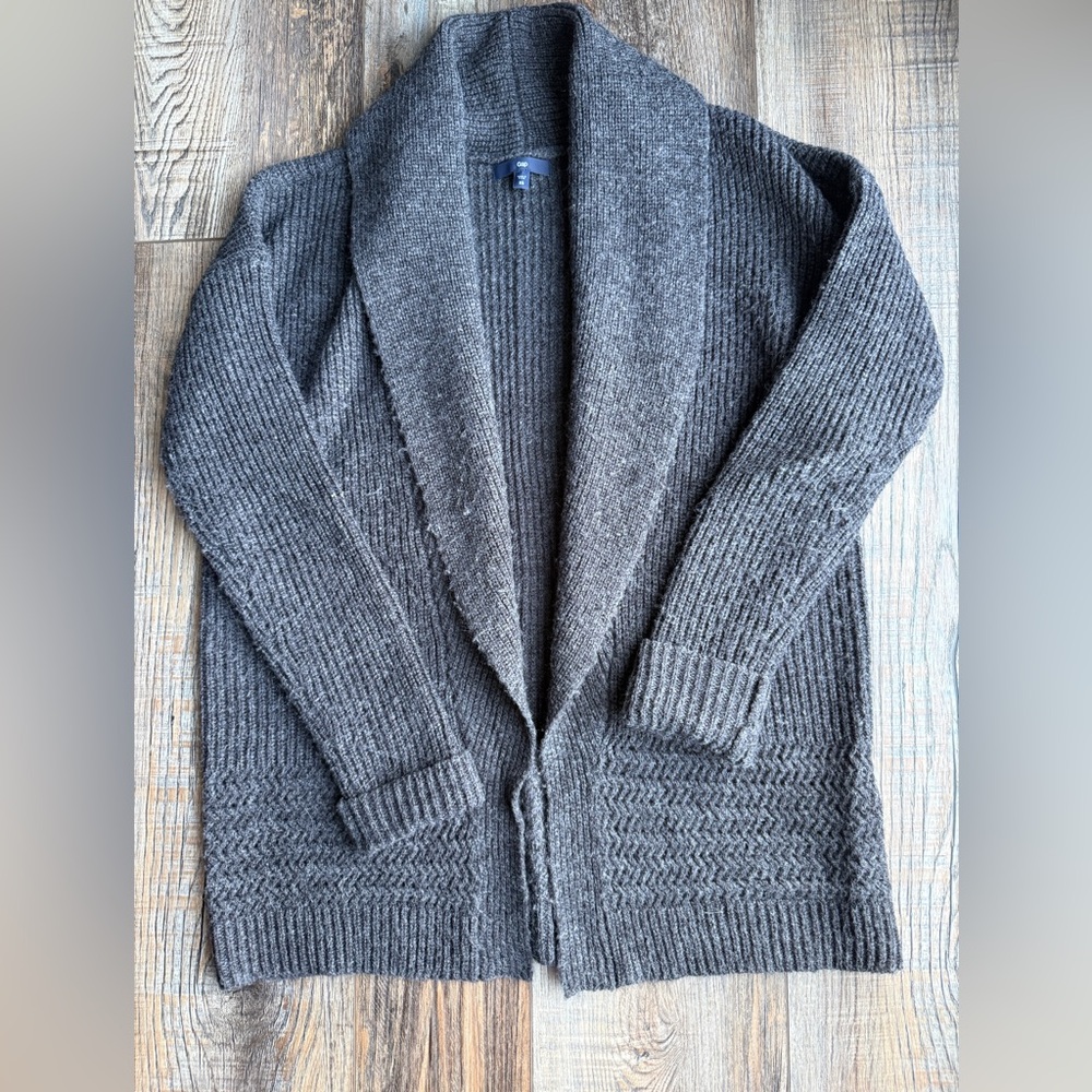GAP Women’s Charcoal Cardigan Sweater